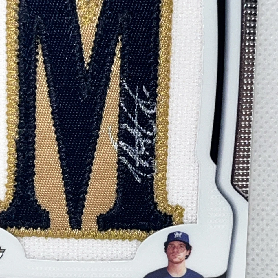 Mat Gamel 2009 Topps Finest Autograph Auto Letter M Patch /285 Milwaukee Brewers - Image 4 of 4