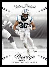 Chuba Hubbard 2024 Panini Prestige #40 Carolina Panthers FREE SHIPPING *220