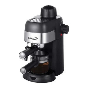 GA-134BK 4-Cup Stainless Steel Espresso Cappuccino Maker Machine