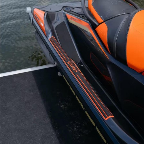 Pair Custom PWC Traction Gunnel Pad Non-Slip Jet Ski Side Mat Boat Accessories - Foto 16 di 34