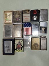 15 Advertising Lighters Various Brands W/Blemishes