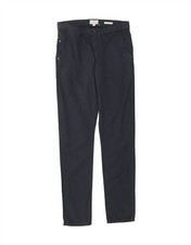 MASSIMO DUTTI Boys Chino Trousers 13-14 Years W32 L32 Navy Blue AN01
