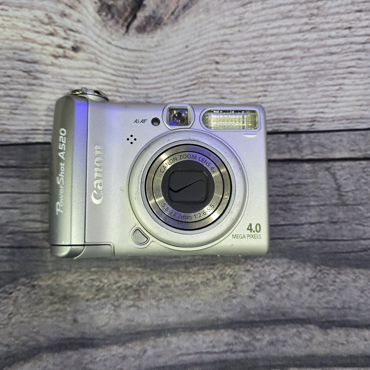 Canon Vintage PowerShot A520 4MP Digital Camera For Parts Or