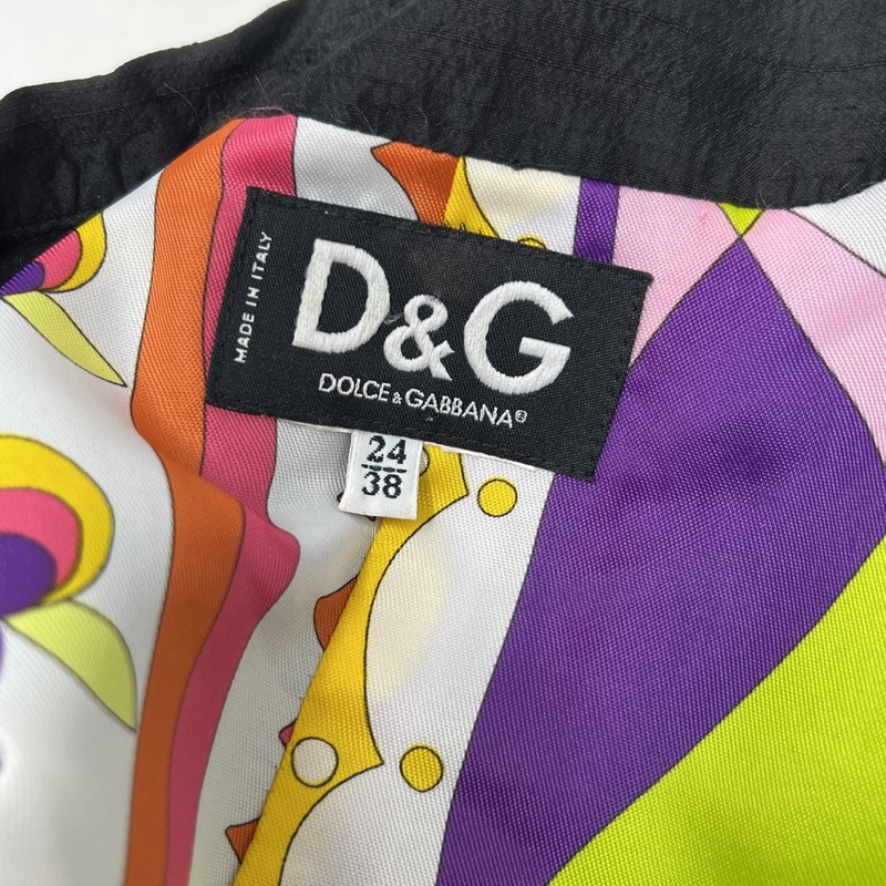 Dolce Gabbana Silk Trench Jacket Size 38