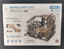 New Robotime ROKR Marble Night City Marble Run LGA01 - Sealed Adult Model Build