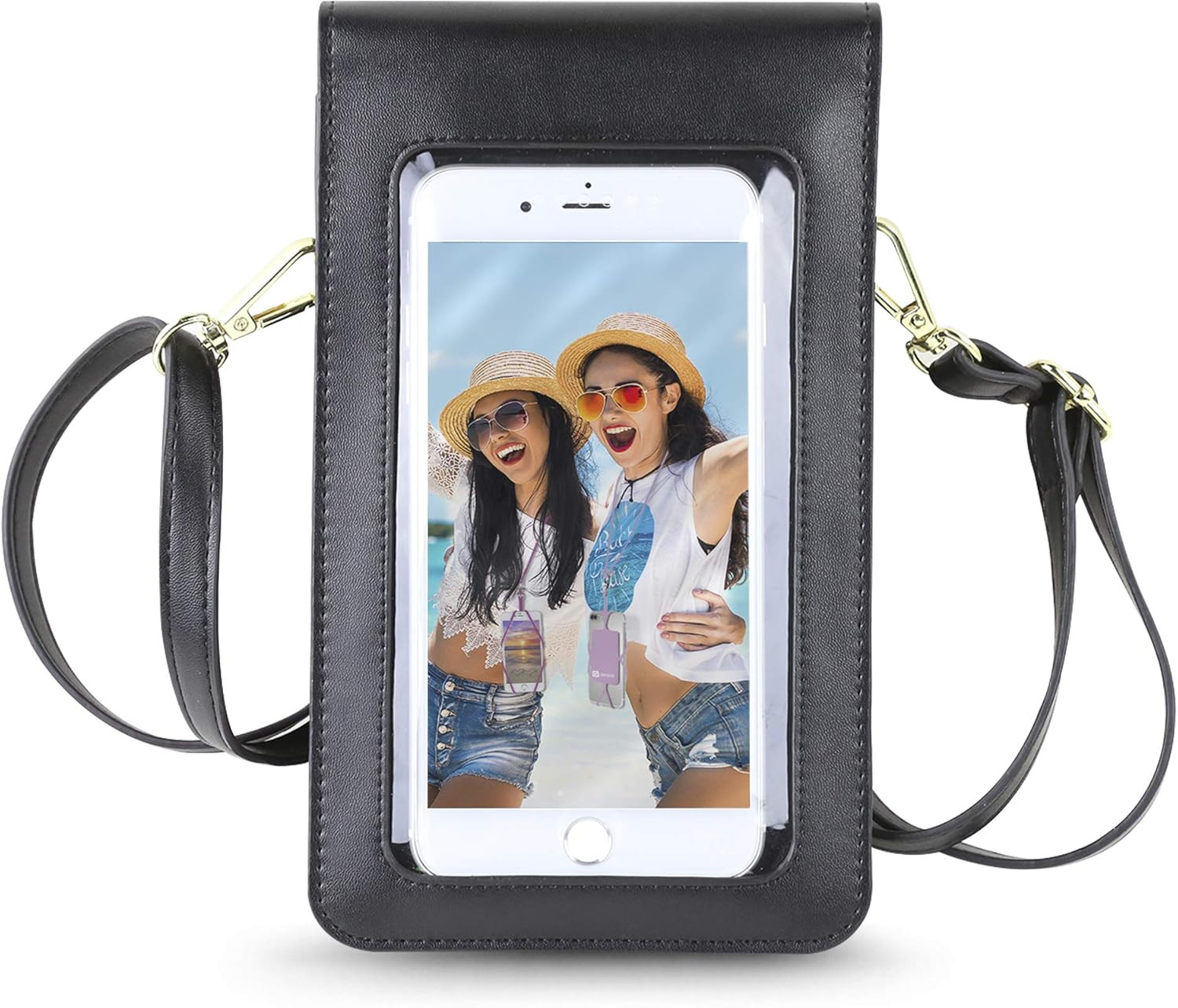 Gear Beast Crossbody Cell Phone Purse with Touchscreen Window