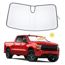 Foldable Front Window Windshield Sunshade Compatible 2019-2022 Silverado/Sierra