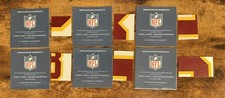Lot of Darrell Green Washington Redskins Game Used Worn Jersey Patches NFL HOF