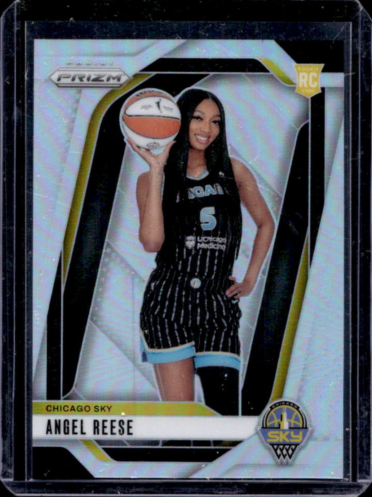 2024 Panini WNBA Prizm Angel Reese RC Silver Rookie #147 Sky