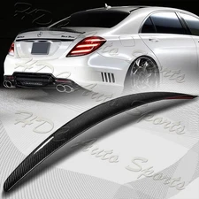 For 2013-2020 Mercedes-Benz S-Class W222 P-Style Real Carbon Fiber Trunk Spoiler