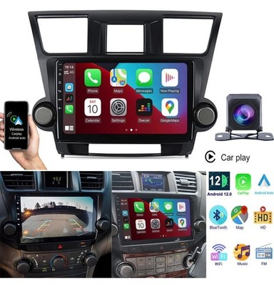 Toyota Highlander 2008-2013 Car Stereo Radio GPS JBLAMP Carplay 4+32G ANDROID 14