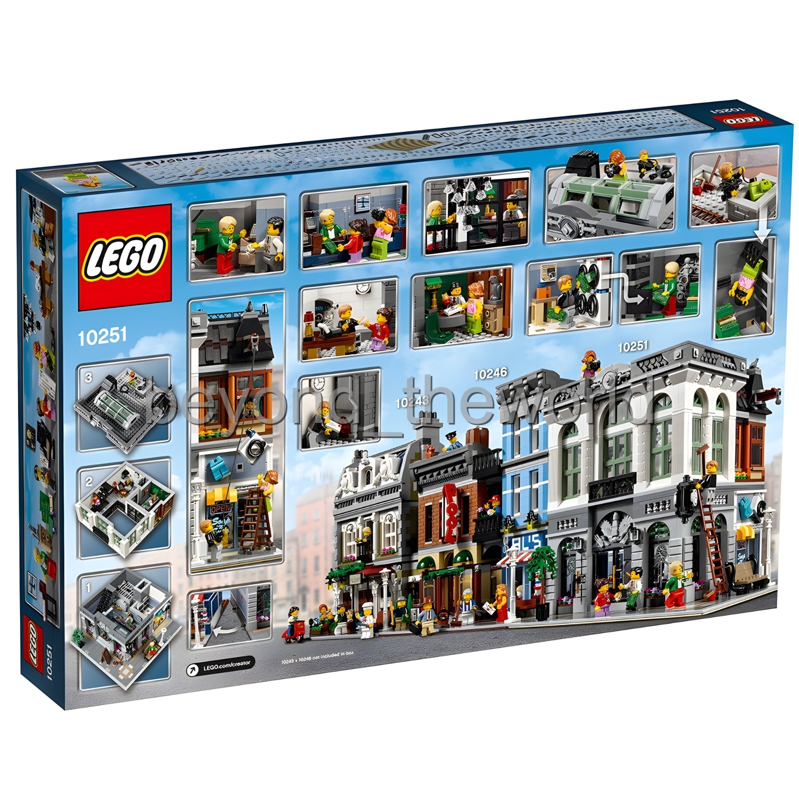LEGO 10251 Creator Expert Brick Bank 2382 Pieces / Brand New Sealed Package Box
