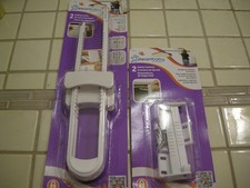 DREAMBABY SLIDING LOCKS SAFETY CATCHES Childproof Safety for Cabinets/Drawers