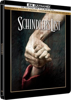 Schindler's List (4K UHD + Blu-ray Steelbook) Brand New & Sealed