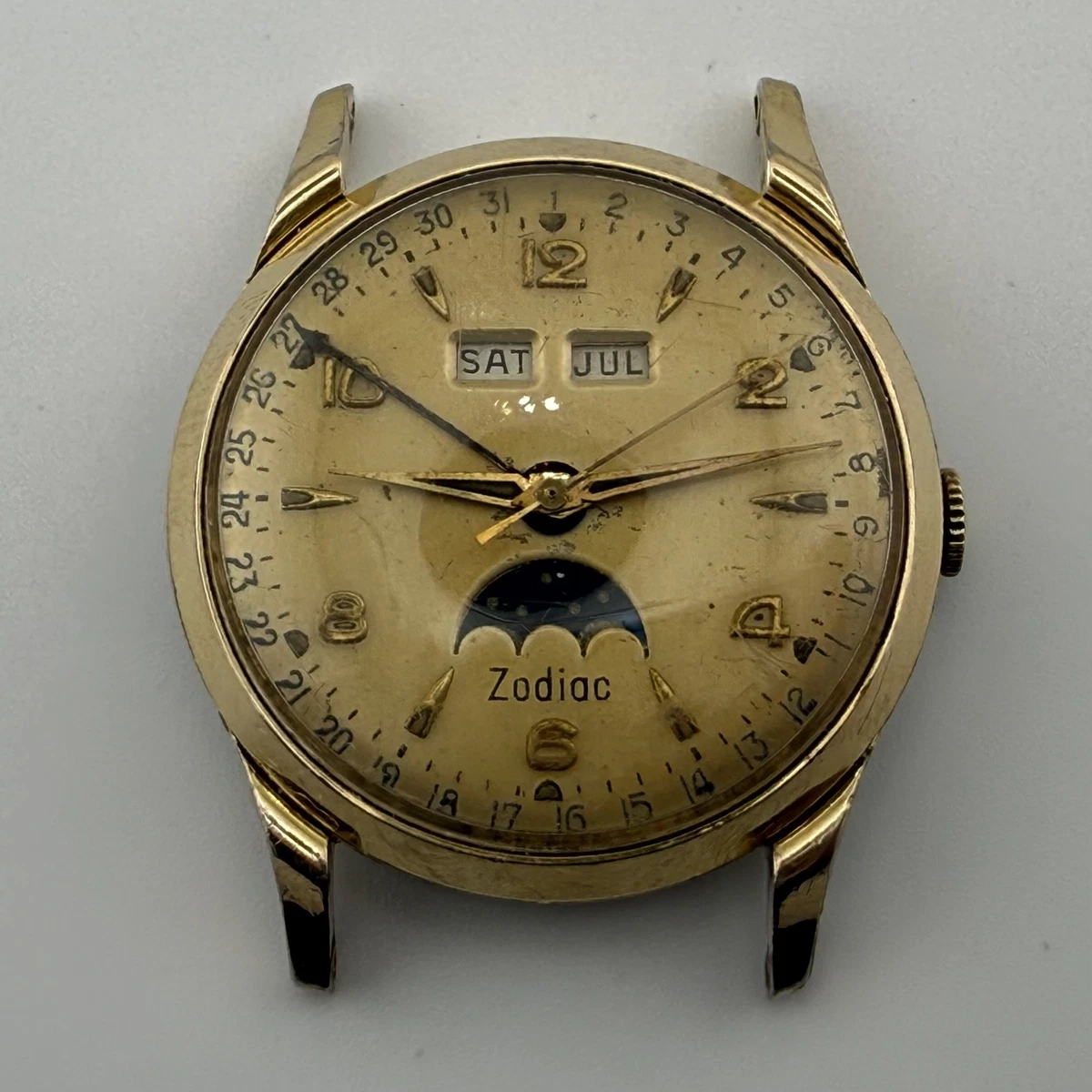 Zodiac Moon Phase Wristwatches for sale - eBay
