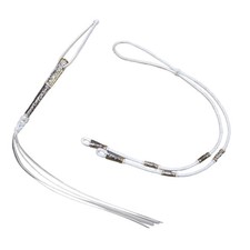 White Charro Juego Riendas Bosal De Gala Fino