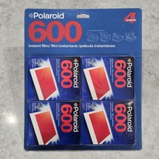 Vintage POLAROID 600 Instant Film 4 Pack 40 Photos Total EXPIRED 2/03 SEALED