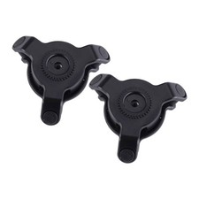 Motorcycle Phone Holder with Vibration Dampener, Anti-Shake Black 2 pc
