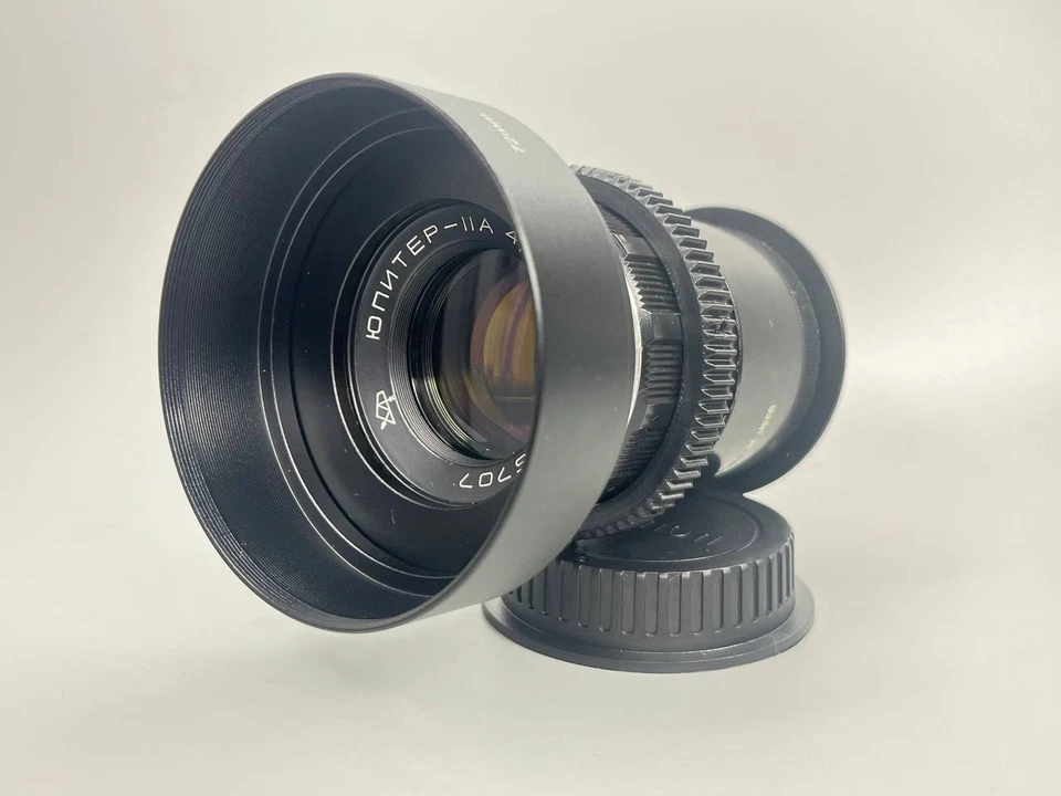 Jupiter-11A 135 мм f/4 Canon EF mount Vintage Telephoto Vintage Lens Cine mod - Image 2 of 4