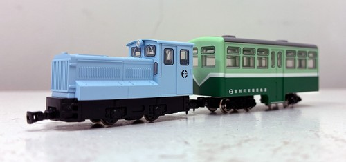 TOMYTEC #302773 Tomibetsu Línea Diesel Loc and Wagon Set (HOe 1/87 9mm) | Condition: Used