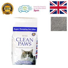 Clean Paws 5 Kg Microgranule Cat Litter - Lasts 4x Longer with Odour Control 0.50 per kilo