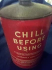 Rare! Vtg 30s COCA COLA 1 GALLON SYRUP METAL CAN PAPER LABEL RED WHITE GREEN W/L