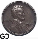 1922-D Lincoln Cent Wheat Penny, Semi-Key Date, Choice XF+
