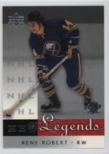 2001-02 Upper Deck Legends Rene Robert #8 0t2