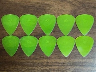 Cool Music Cat Tongue Nylon Standard Picks, .53mm - Custom 10 Pack