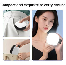 Magnetic Selfie Mirror LED Fill Light Vlog Video Phone Bracket Adjustable Lamp