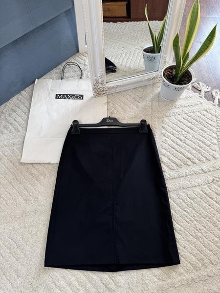 Women Hugo Boss Skirt Black Wool 34 #N82M
