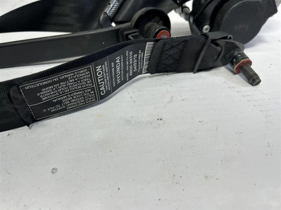 Hyundai Genesis 2013-2016 cupé pasajero cinturón de seguridad delantero retractor OEM Foto 2 de 4