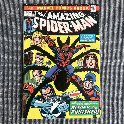 Amazing Spiderman #135 Tarantula Origin 2nd Punisher