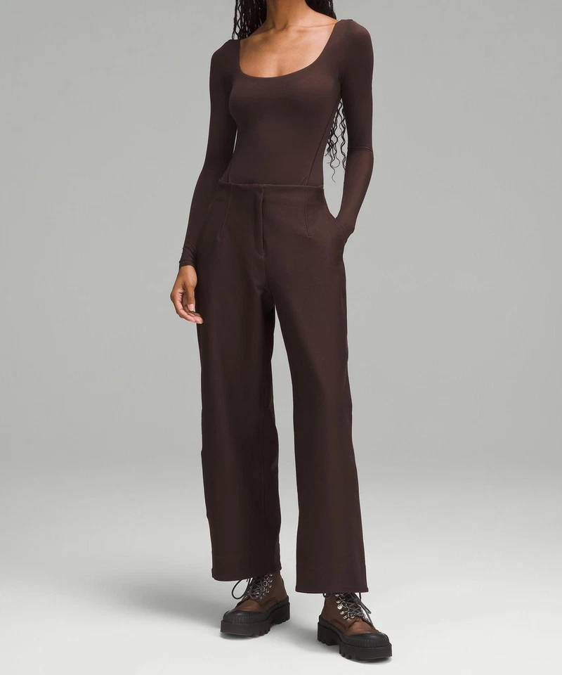 Body lululemon Nulu gola quadrada manga longa tamanho M prensa francesa