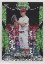 2019 Prizm Lime Green Donut Circle /199 Daniel Ponce de Leon #44 Rookie RC 0q1p