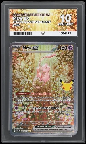 Ace 10 Mew Ex 30th Celebration SIR 152/128