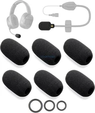 6-Pack Mic Cover for CARDO PACKTALK,FREECOM X,Spirit Series,Motorcycle Helmet