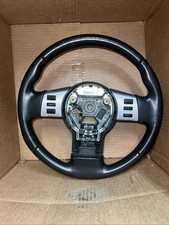06-08 350z Black Leather Driver Column Steering Wheel W Controls Oem Factory Oe