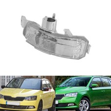 Spiegelblinker Gehäuse links für Skoda Fabia III Kombi ab. 2014 Glasklar weiß