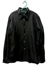 Louis Vuitton LV Black Cotton Vintage Shirt Made in France Size 41/16