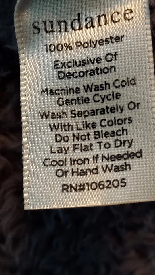 Suéter SUNDANCE Sherpa Capucha Cuello Bohemio Grande Pequeño Gris Medio Foto 4 de 4