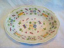 Rare Vintage Longchamp Hand-painted Faience S...