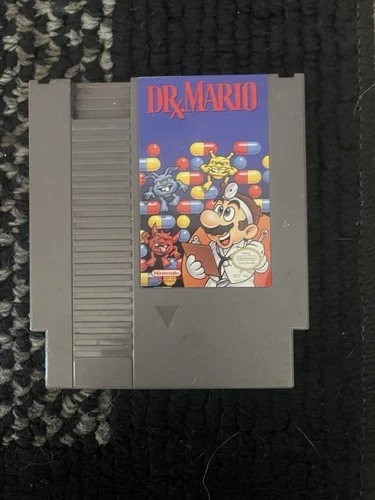 Nintendo Dr. Mario NES Puzzle Multiplayer Game Cartridge NTSC-U/C