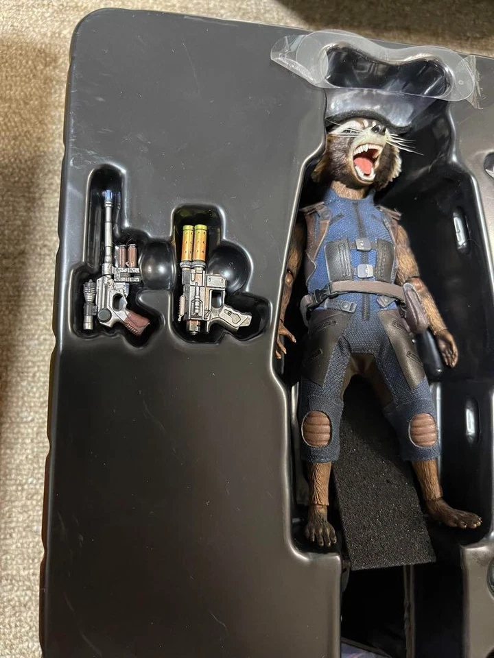 Cohete Hot Toys MMS410 Guardianes de la Galaxia 2 II versión normal usado raro Japón Foto 4 de 4