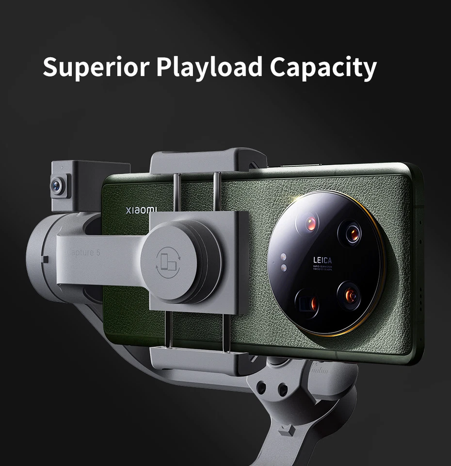 3-осевой карданный стабилизатор TOALLIN для iPhone Android |отслеживание искусственного интеллекта|управление жестами - Изображение 2 из 4