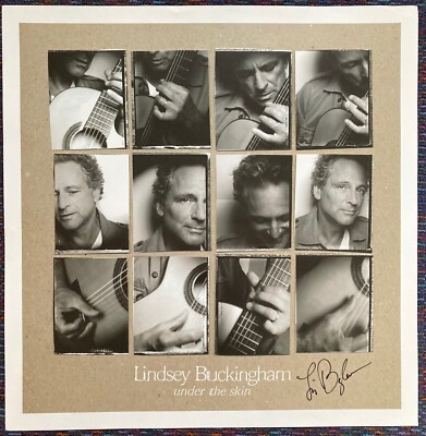 LINDSEY BUCKINGHAM:Under The Skin SIGNED litho poster (24x24)