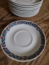 Vintage Figgjo HARDANGER DANCERS Saucer 5 1/2" Norway