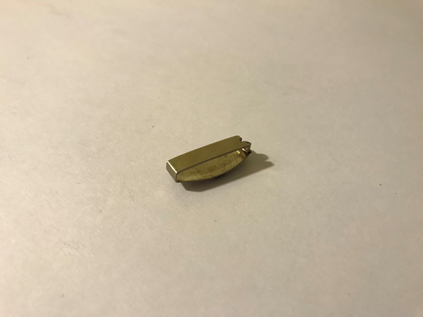 Vintage CTCO Scarf Slide? Advertising Central Pipe + Conduit Unsure Unusual HELP