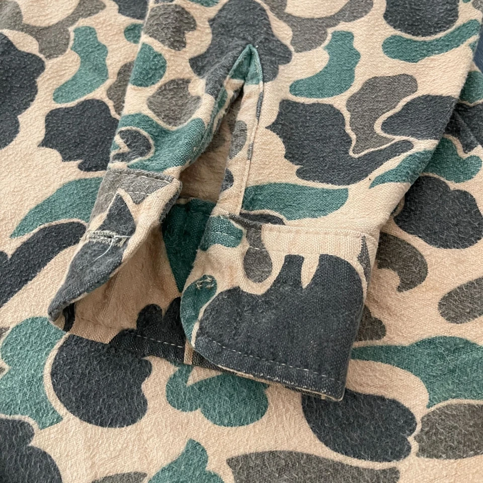 De colección. Camisa Eddie Bauer Para Hombre Camuflada Franela Abotonada LS Hecha en EE. UU., Talla L Foto 3 de 4