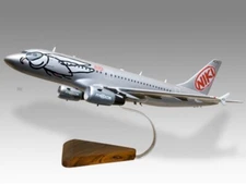 Airbus A319 Niki Desk Wood Airplane New Model Small Scale 1/130
